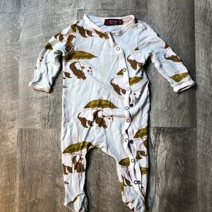 Milkbarn Pandas with Umbrellas Pajamas